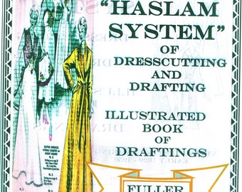 PDF Vintage Haslam System Book of Draftings voor vollere figuren Naaipatronen Lingerie