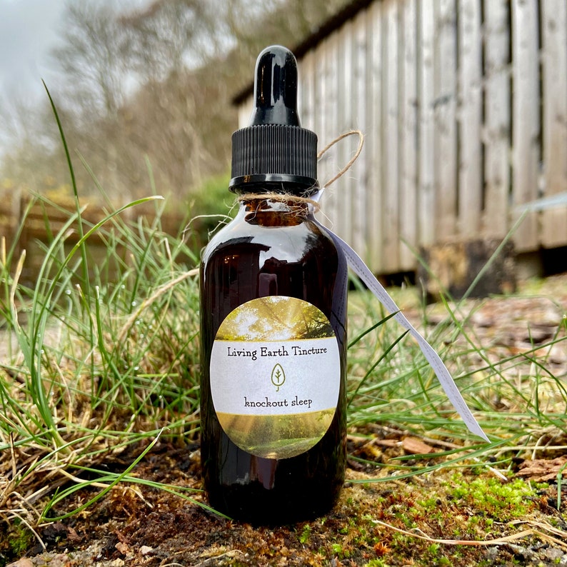 Herbalist Natural Sleep Tincture Organic Herbal Anti Anxiety Etsy