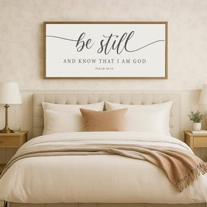 Be Still and Know That I Am God Wood Sign, , Rustic Wood Sign Psalm 46:10
