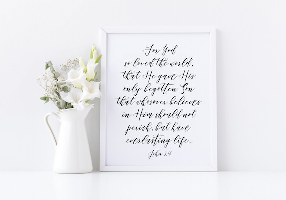 John 3 16 Printable Coloring Page For God So Loved The