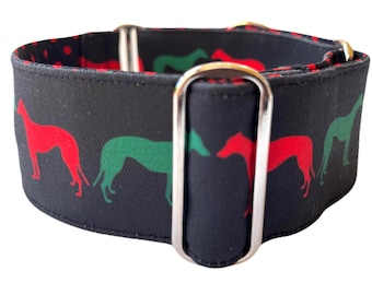 Collare Martingale Hound Collection, collare largo per cani, guinzagli, collare per la casa e set - Kiss of the Hounds