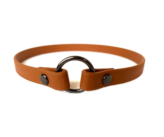 Biothane Vegan Leather Pet Collar Biothane ID Tag Collar House