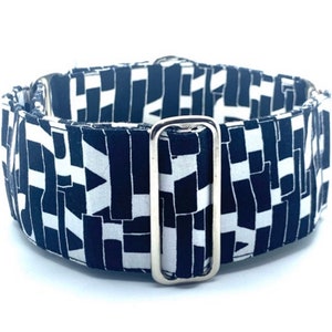 Martingale No-Slip Dog Collar, 1.5” or 2” Wide Sighthound Collar, Greyhound, Whippet Collar - The Jazzy