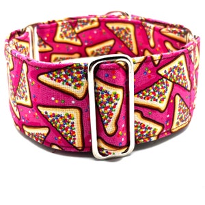 Martingale Dog Collar, Matching House Collar & Lead Sets, Greyhound, Whippet Collar - Fairy Bread
