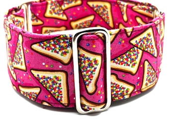 Martingale Dog Collar, Matching House Collar & Lead Sets, Greyhound, Whippet Collar - Fairy Bread