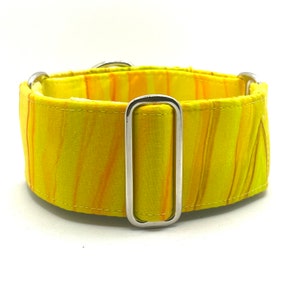 Martingale antisliphalsband, 1,5" of 2" breed, windhondhalsband, windhond, Whippet-halsband - Lines of the Sun