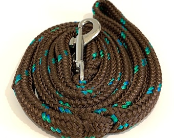 Schoko Mint Hundeleine - Luxe Kollektion