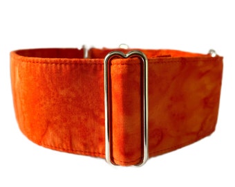 Martingale No-Slip Collar, 1.5” or 2” Martingale Collar or 2 piece Martingale & House Collar Set - The Sunset