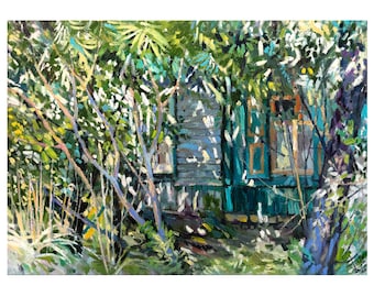 オリジナルのシュルレアリスムアート、海の幽霊の油絵、コンセプチュア