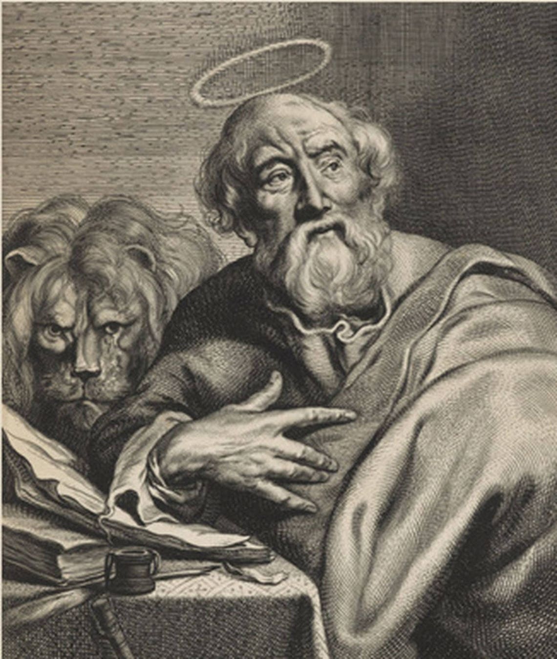 St Mark Medal Italy Key Ring Gift Box & Prayer Card - Etsy
