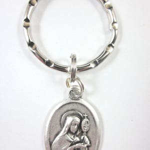St Clare of Assisi Medal Italy Key Ring Gift Box & Prayer Card - Etsy