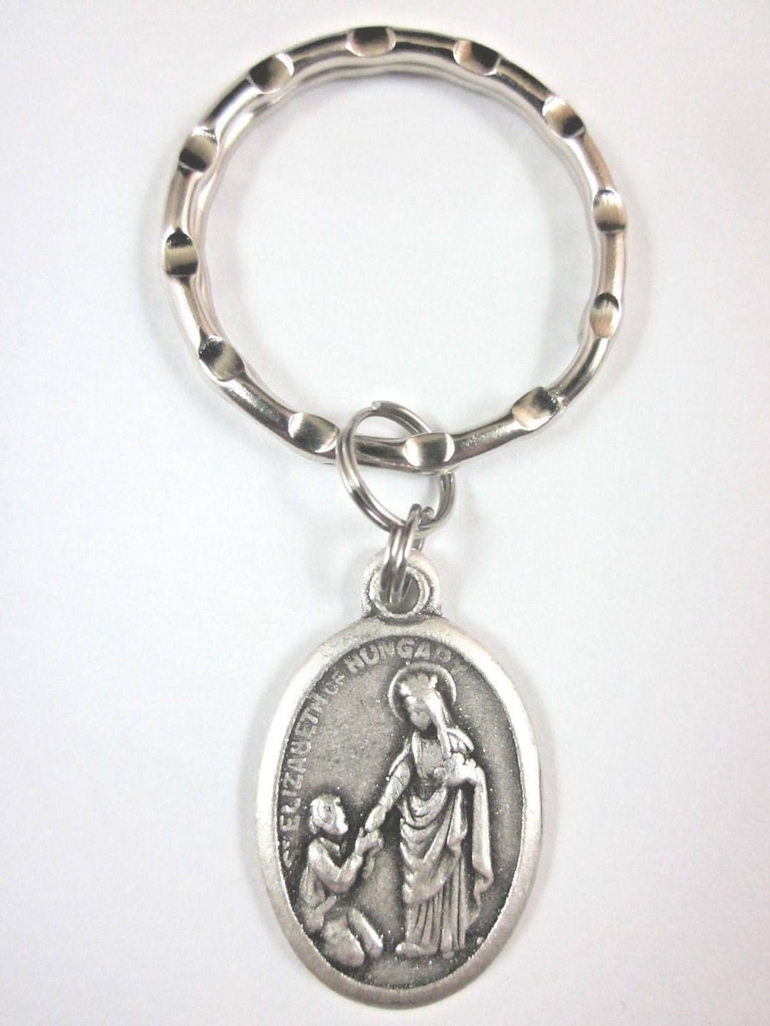 St Elizabeth of Hungary Medal Italy Key Ring Gift Box & Prayer Card - Etsy