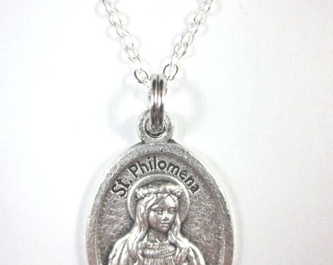 Wear A Prayer St. Philomena Necklace Etsy