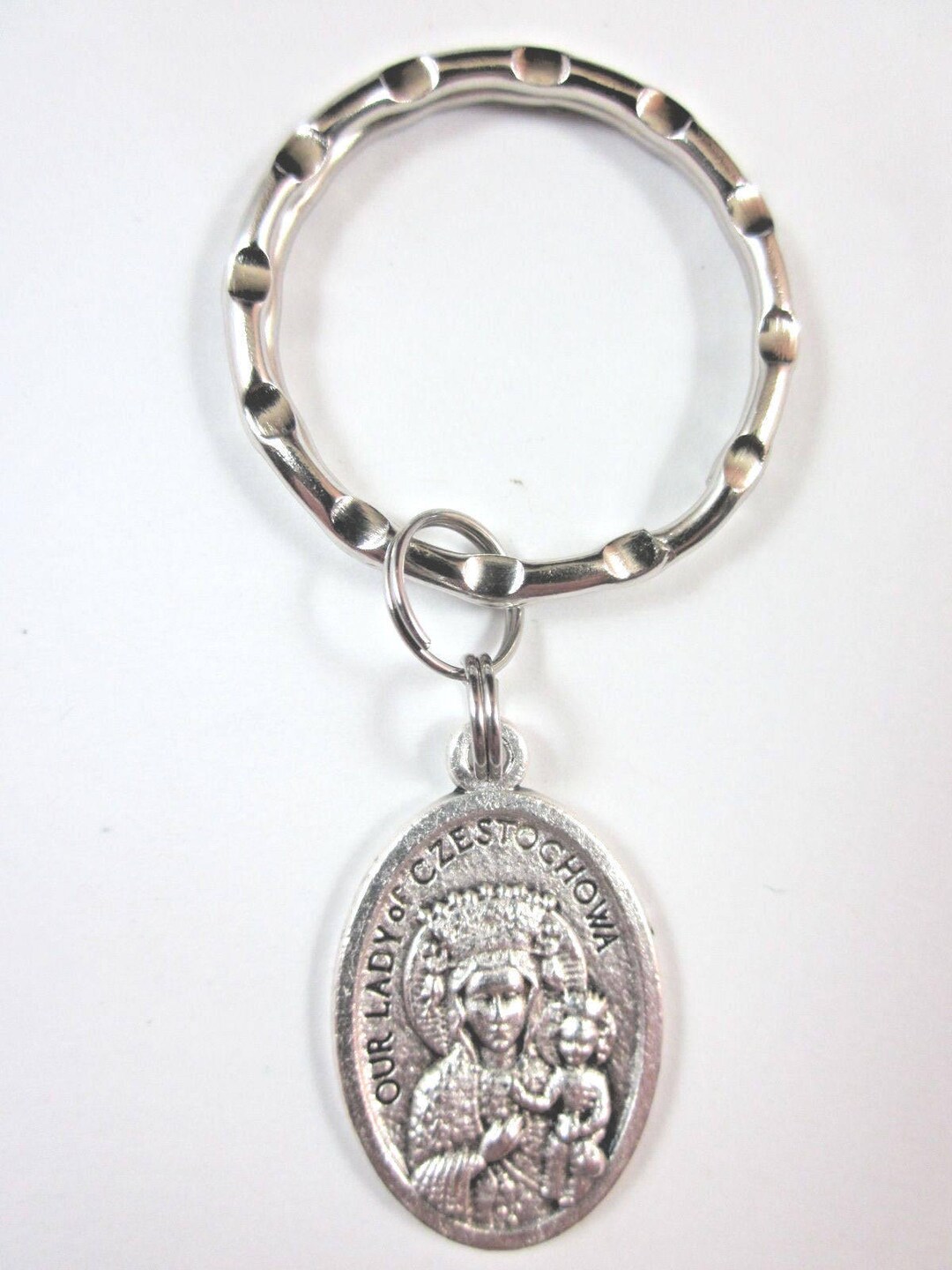 OLO Czestochowa / St John Paul II Medal Key Ring Gift Box Prayer Card ...
