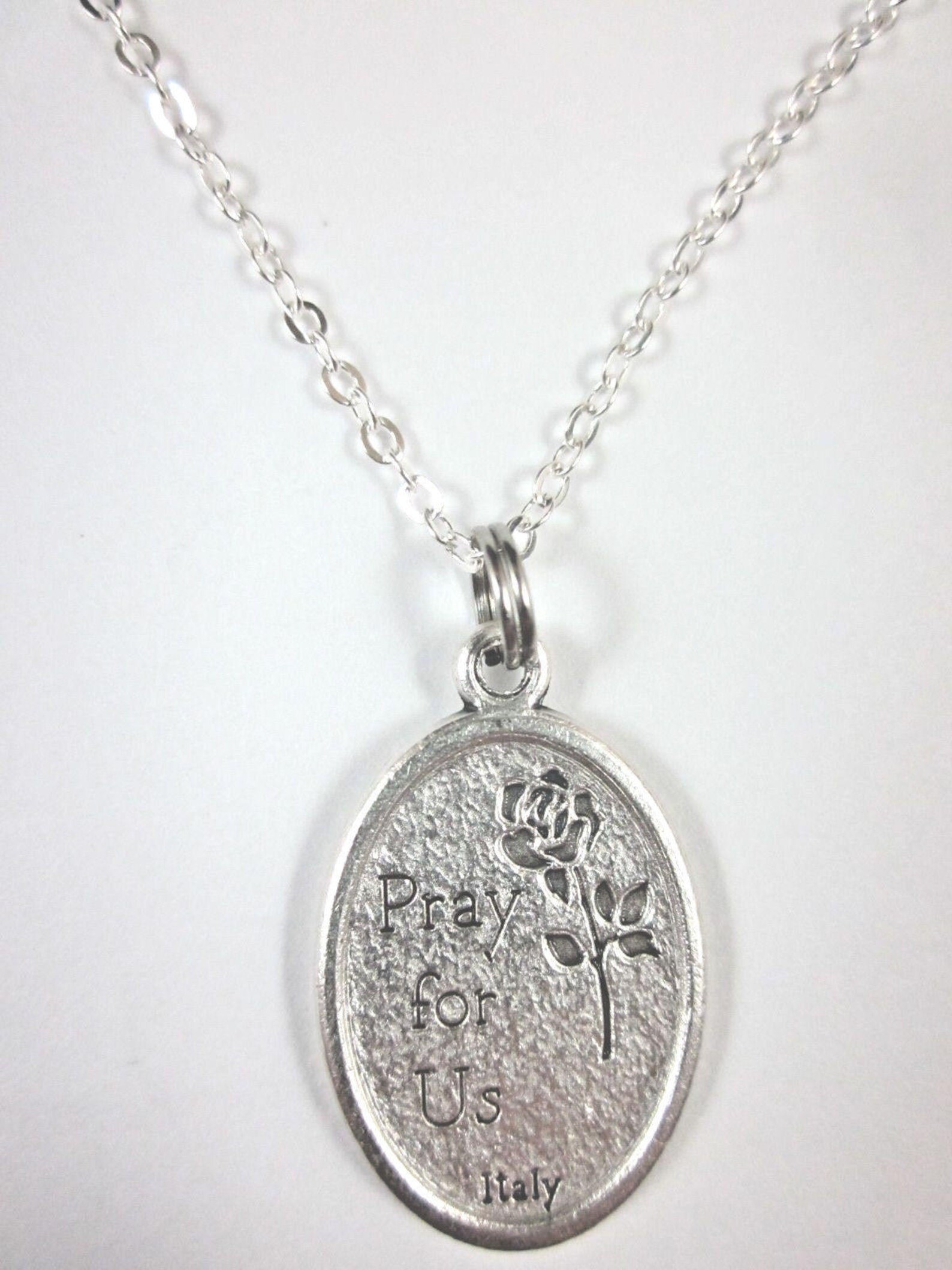 St Francis Xavier Medal Italy Pendant Necklace Ladies 20" Chain Gift ...