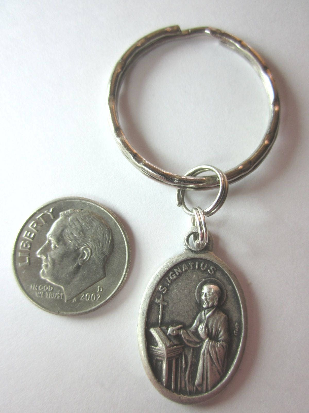 St Ignatius of Loyola Medal Italy Key Ring Gift Box & Prayer Card - Etsy
