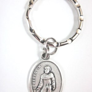 St Wanderfalke Medaille Italien Schlüsselanhänger Geschenk-Box & Gebet Karte