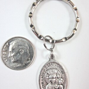 OLO Czestochowa / St John Paul II Medal Key Ring Gift Box Prayer Card ...