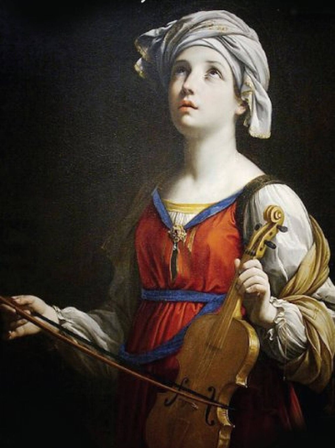 St Cecilia Medal Italy Key Ring Gift Box & Prayer Card - Etsy