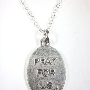 St Gerard Medal Italy Pendant Necklace Ladies 20" Chain Gift Box ...