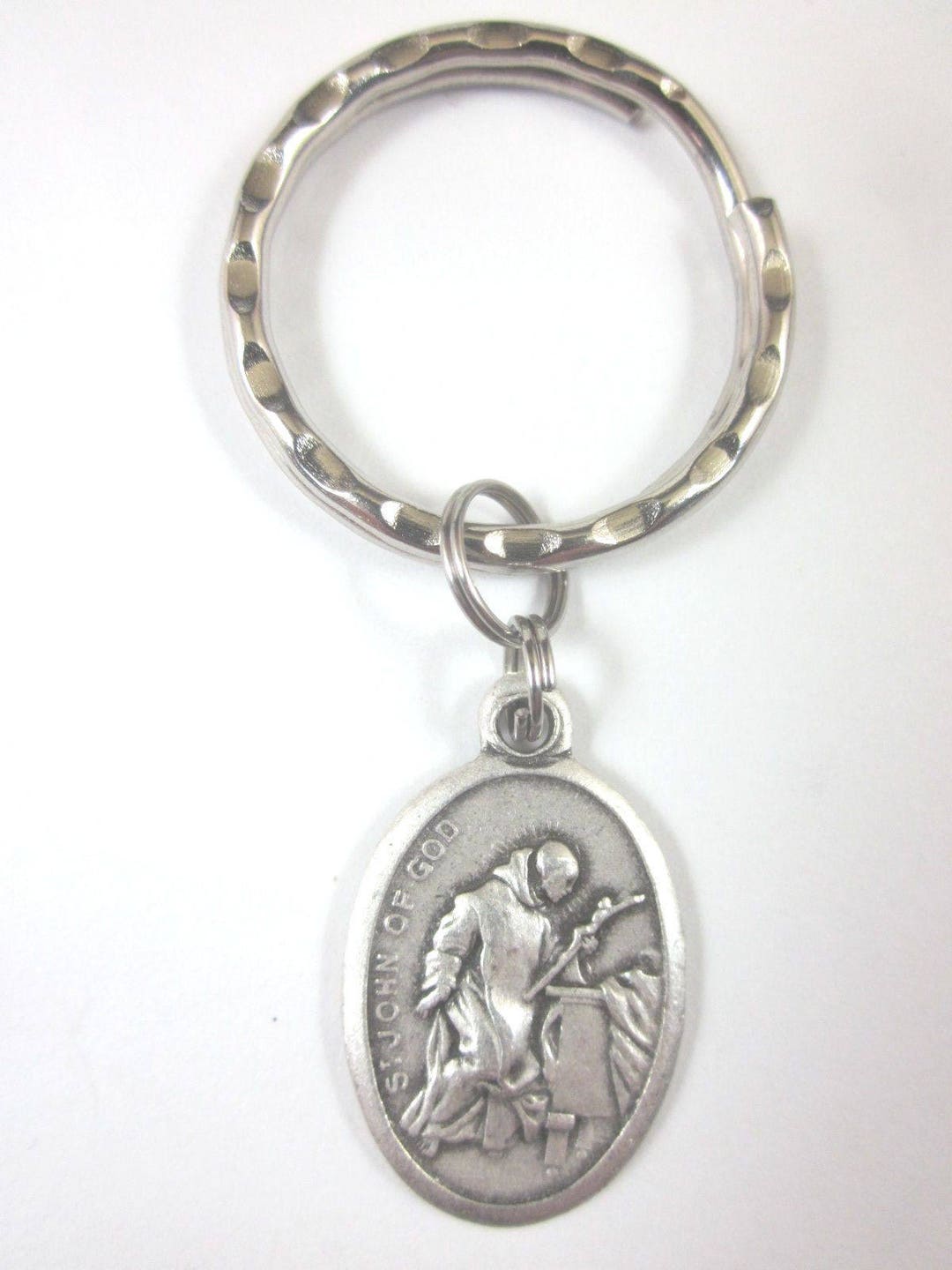 St John of God Medal Italy Key Ring Gift Box & Prayer Card - Etsy