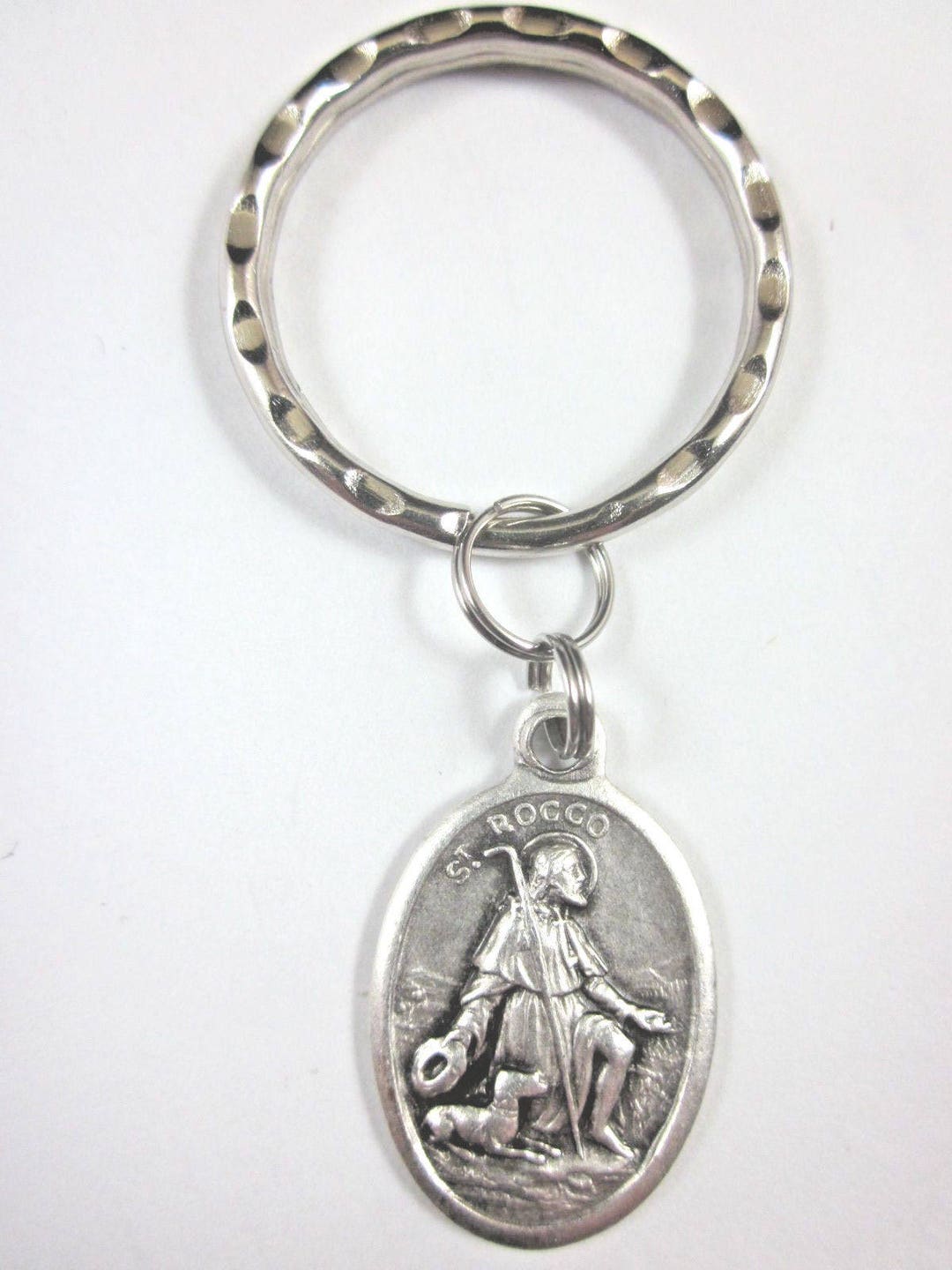 St Rocco ( Rock Roch ) Medal Key Ring Gift Box & Prayer Card - Etsy