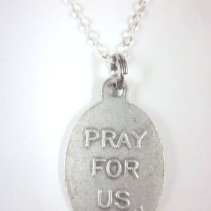 St Agnes of Rome Medal Italy Pendant Necklace Ladies 20" Chain Gift Box ...