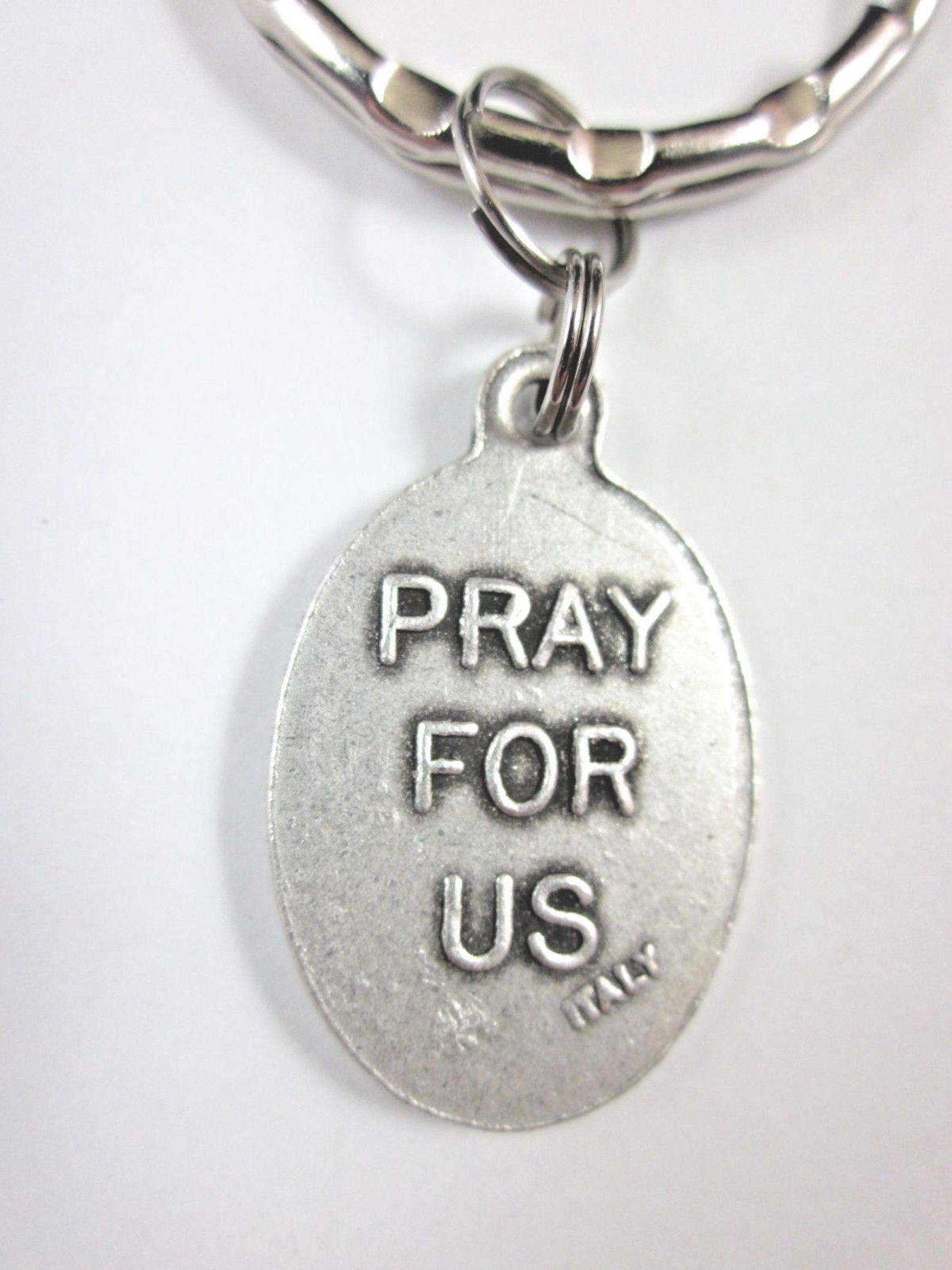 St Peregrine Medal Italy Key Ring Gift Box & Prayer Card - Etsy