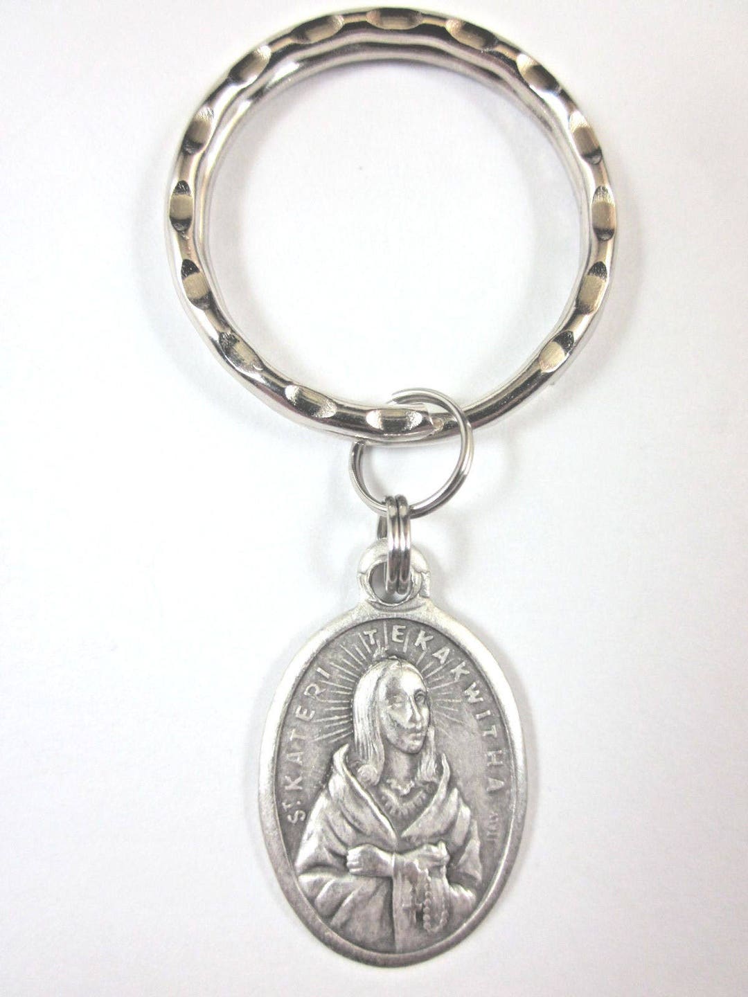 St Kateri Tekakwitha Medal Italy Key Ring Gift Box & Prayer Card - Etsy