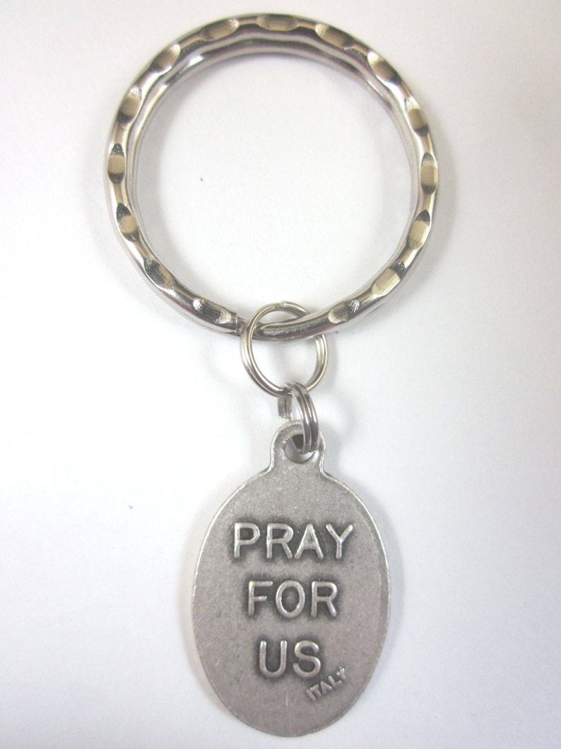 St Matthew Medal Italy Key Ring Gift Box & Prayer Card - Etsy