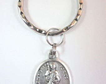 St Monica Medal Italy Key Ring Gift Box & Prayer Card - Etsy