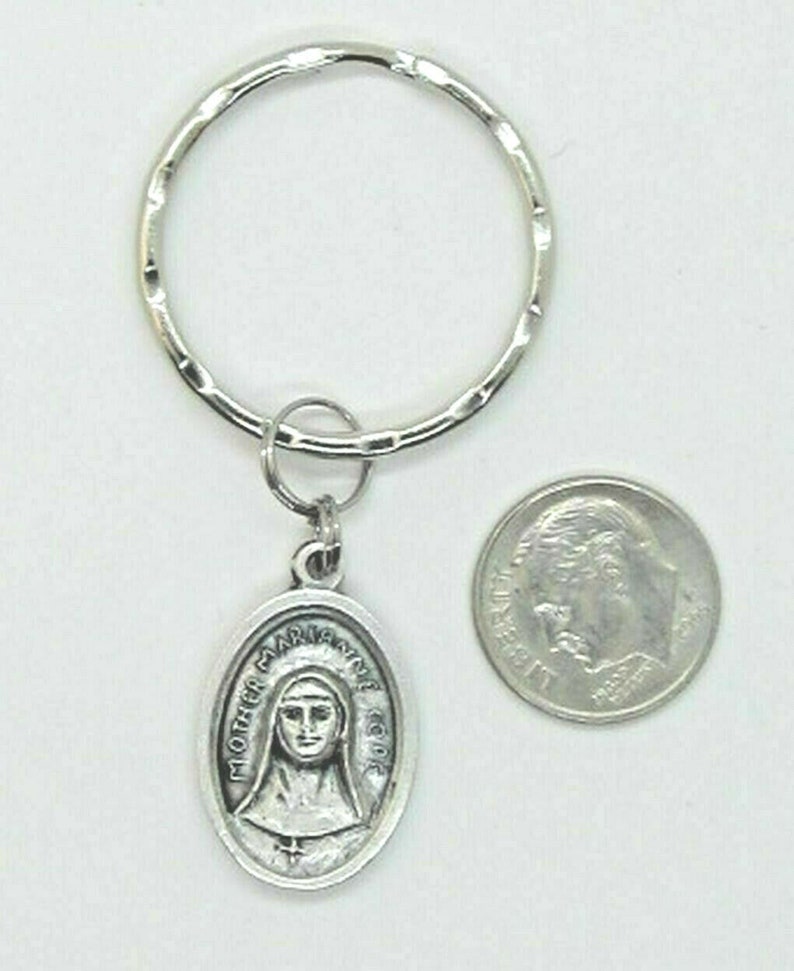 St Marianne Cope Medal Italy Key Ring Gift Box & Prayer Card - Etsy