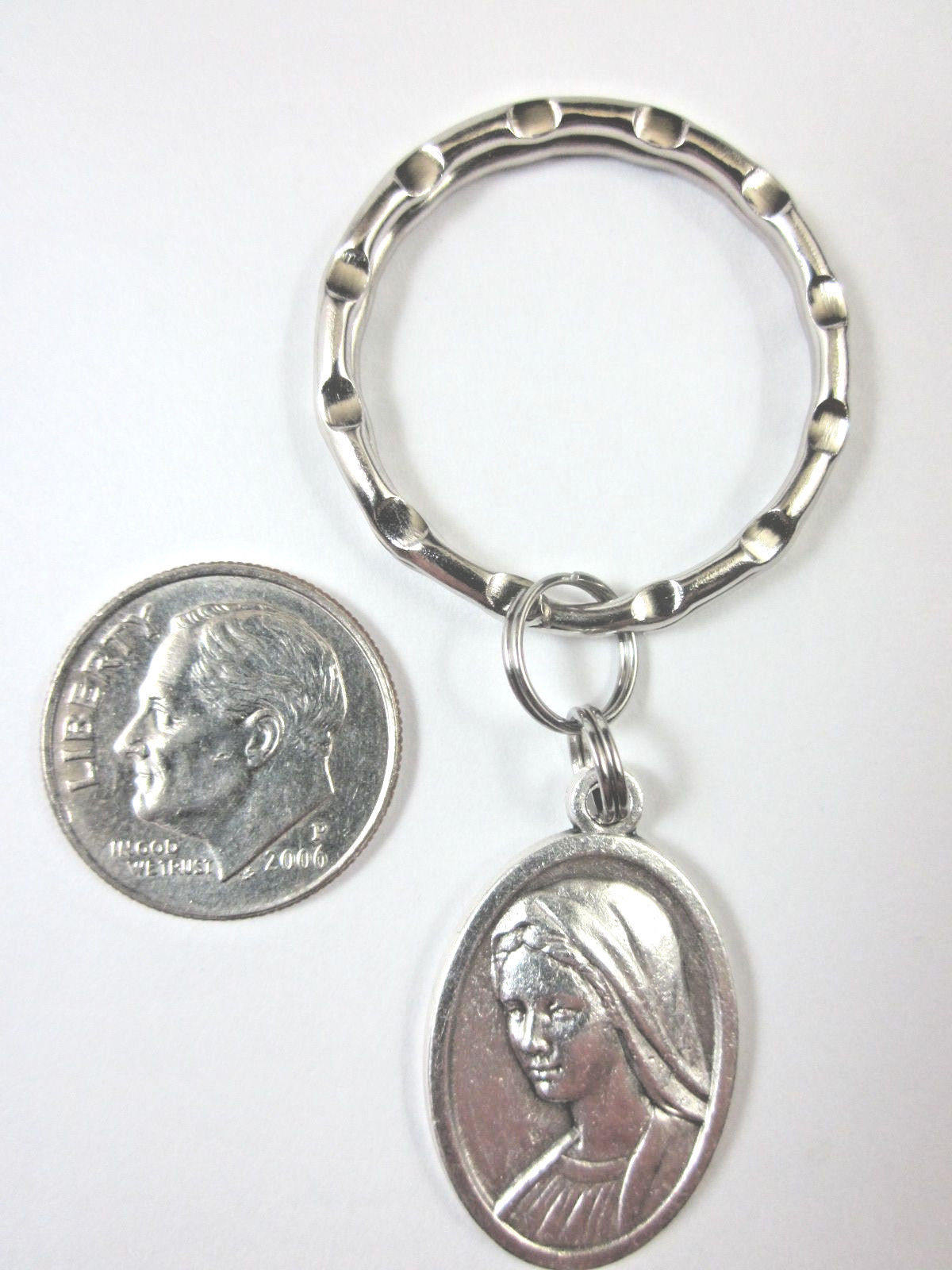 Our Lady of Medjugorje Medal Italy Key Ring Gift Box & Prayer Card - Etsy