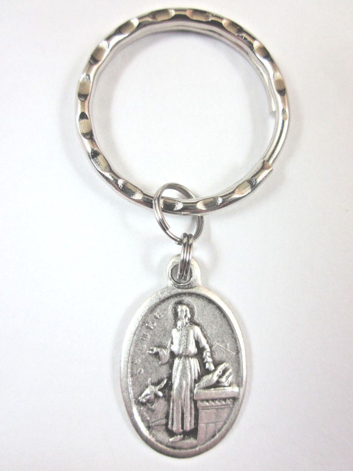 St Luke the Apostle Medal Italy Key Ring Gift Box & Prayer Card - Etsy