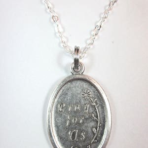 St Francis of Assisi With Wolf Medal Italy Pendant Necklace Ladies 20 ...