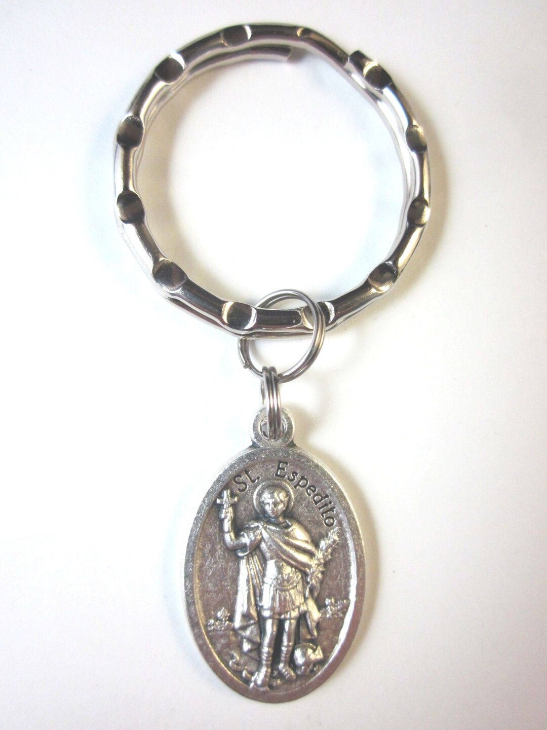 St Espedito ( Expedite ) Medal Italy Key Ring Gift Box & Prayer Card - Etsy