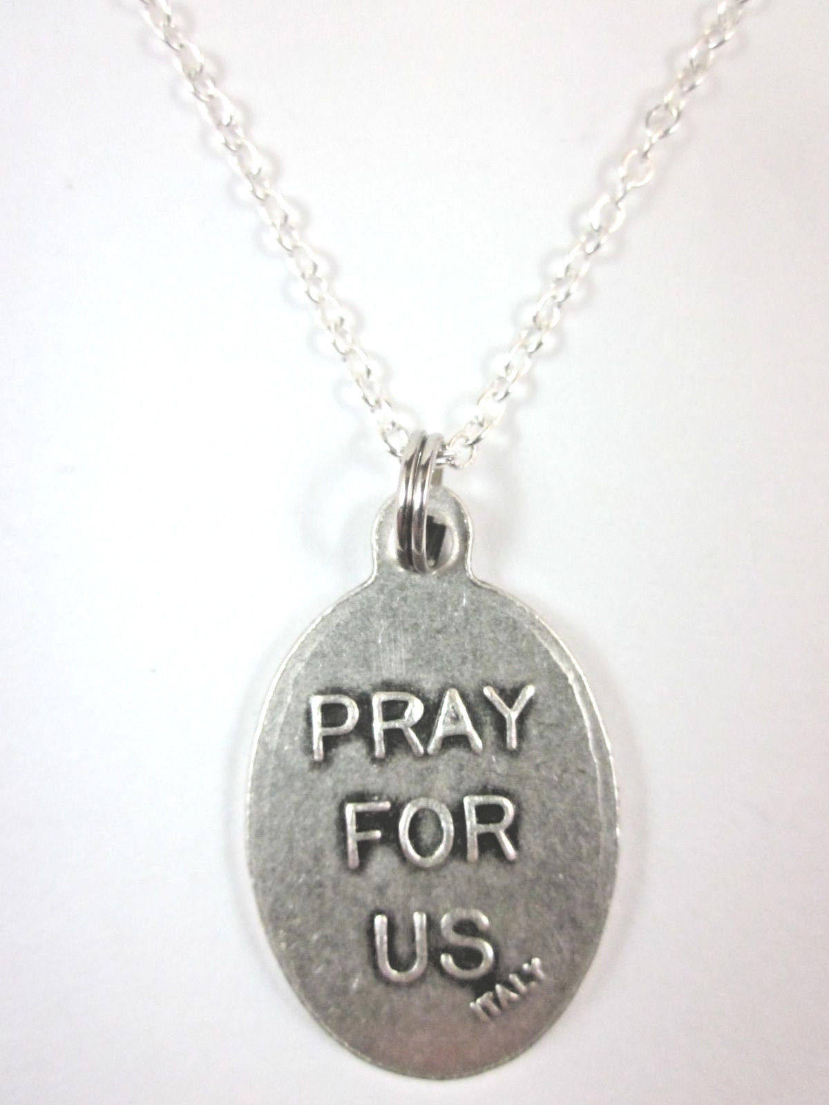 St John the Baptist Medal Italy Pendant Necklace Ladies 20" Chain Gift ...