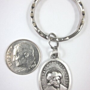 St Thomas More Medal Italy Key Ring Gift Box & Prayer Card - Etsy