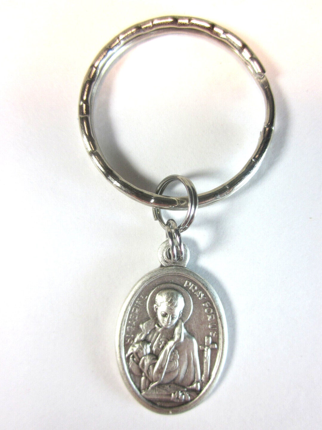 St Gabriel Possenti Medal Italy Key Ring Gift Box & Prayer Card - Etsy