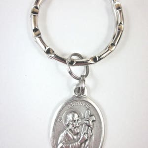 St Andrew the Apostle Medal Italy Key Ring W/ Gift Box & Prayer Card - Etsy