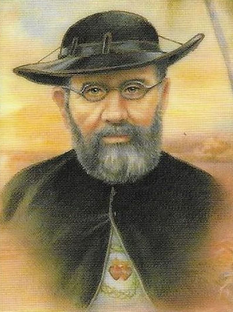 St Damien of Molokai Medal Italy Necklace Ladies 20" Chain Gift Box ...