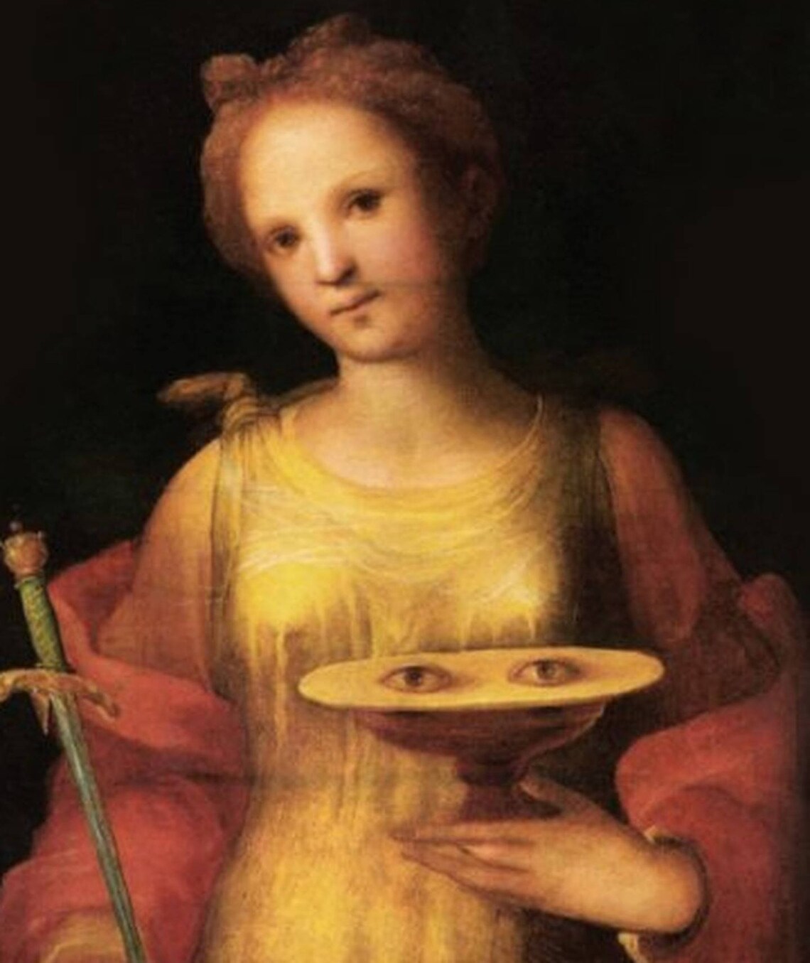 St Lucy Medal Italy Key Ring Gift Box & Prayer Card - Etsy