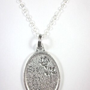 St Peter Medal Italy Pendant Necklace Ladies 20 Chain Gift Box & Prayer ...