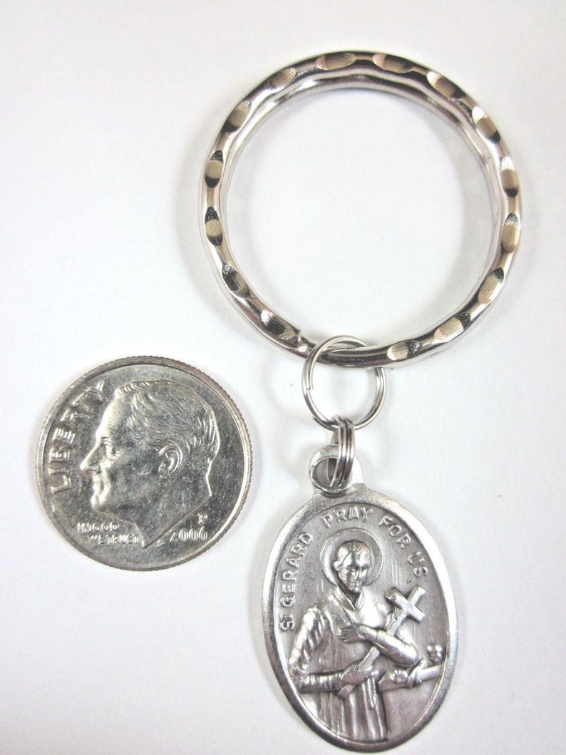 St Gerard Medal Italy Key Ring Gift Box & Prayer Card - Etsy