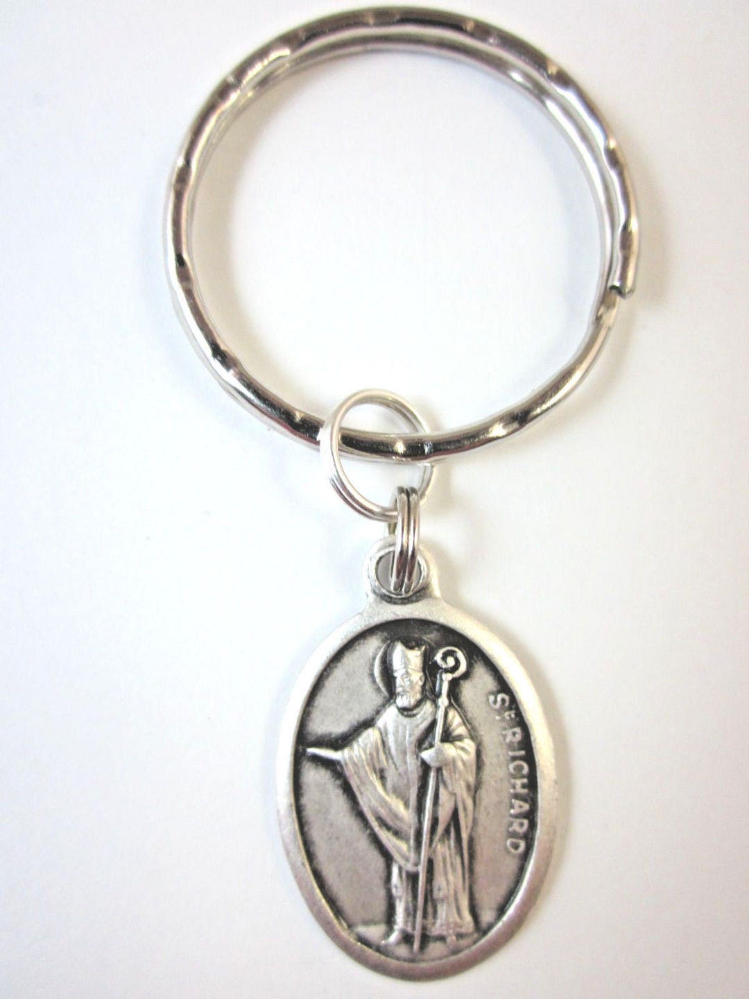 St Richard Medal Italy Key Ring Gift Box & Prayer Card - Etsy