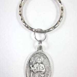 St Thomas the Apostle Medal Italy Key Ring Gift Box & Prayer Card - Etsy