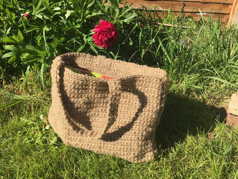 Basket bag Crochet jute twine bag Jute twine bag Jute tote Jute bag Straw crochet bag Jute shopper Straw bag
