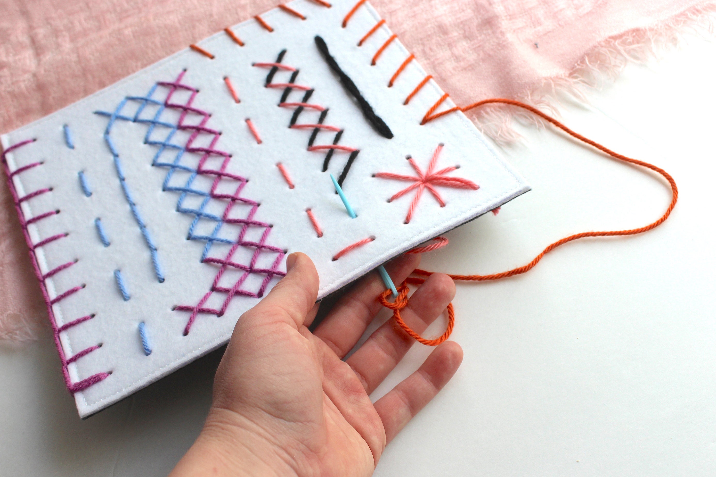 Embroidery Quiet Book Page quiet book for girls embroidery Etsy