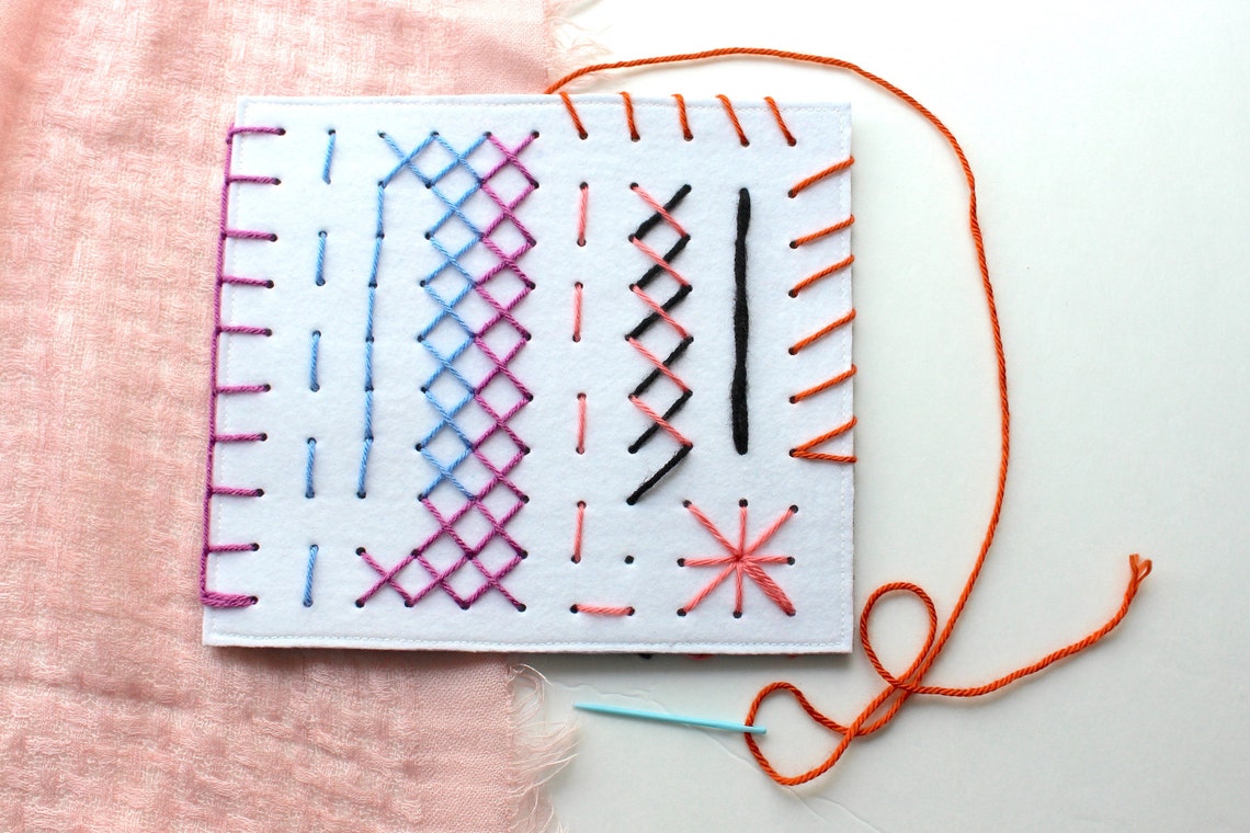 Embroidery Quiet Book Page Quiet Book for Girls Embroidery Etsy