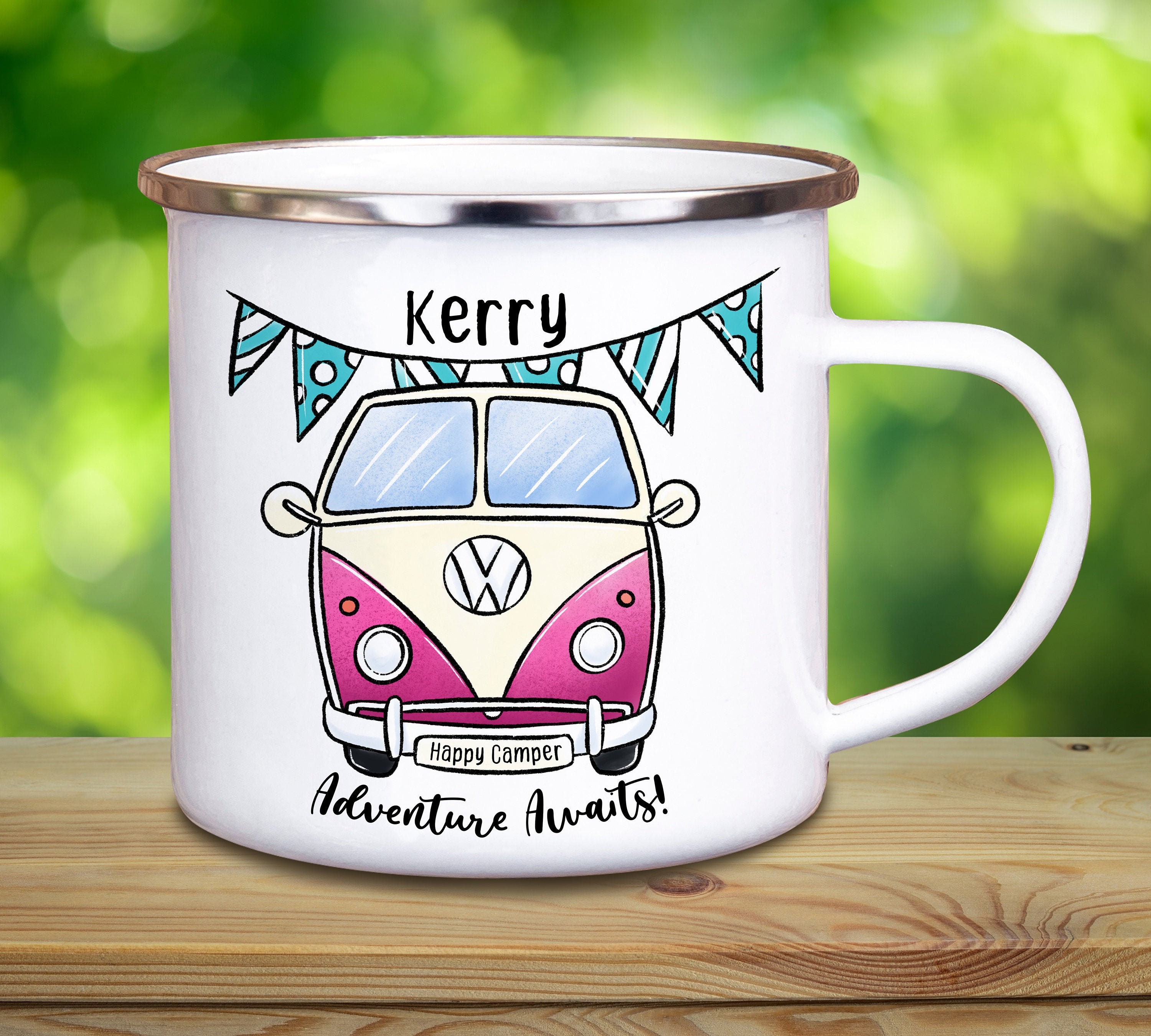 Personalised Camper Van Mug Travel Mug Camper Mugs Birthday Etsy